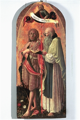 San Giovanni Battista, San Bernardo da Chiaravalle e il profeta Eliseo